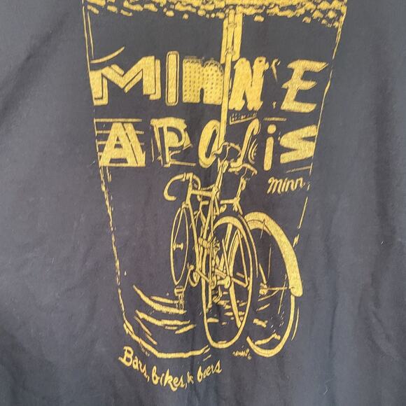 American Apparel Other - American Apparel Black Minneapolis Bars Bikes Beers 100% Cotton T-Shirt Men's XL